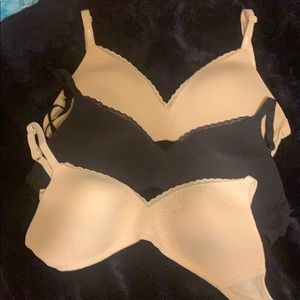 Three Aerie bras.